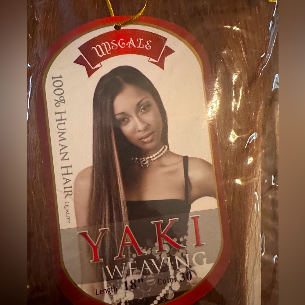 Upscale 100% human hair quality 18” color 30